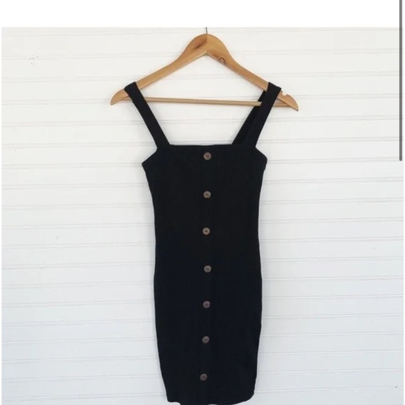 Bozzolo Black Sleeveless Sheath Mini Dress - Picture 1 of 7